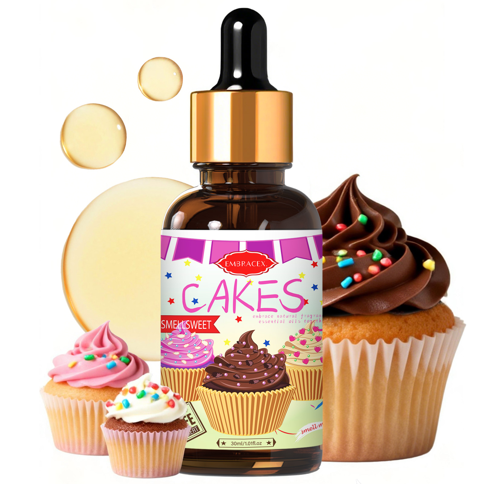 Candle Supplies Fragrance Oil - 30ml 케이크 에센셜 오일 자동차 용품,