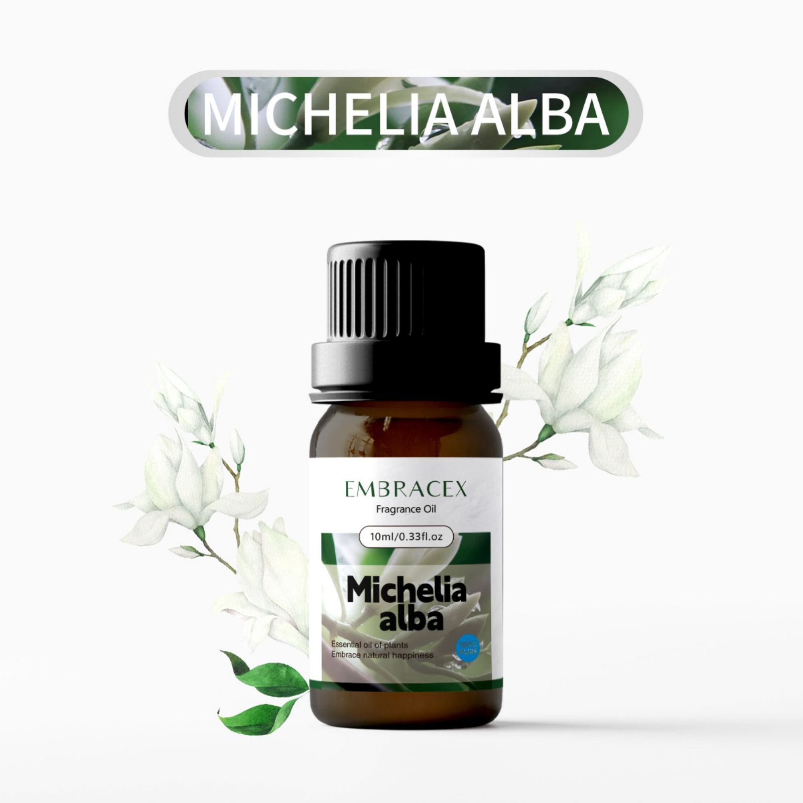 Candle Supplies Fragrance Oil - 10ml 미켈리아 알바 에센셜 오일 플로럴