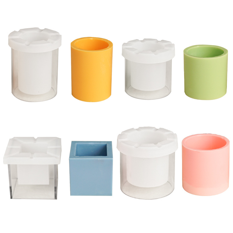 Candle Vessel Supplies - 캔들 몰드 실리콘 호박 모양 콘크리트