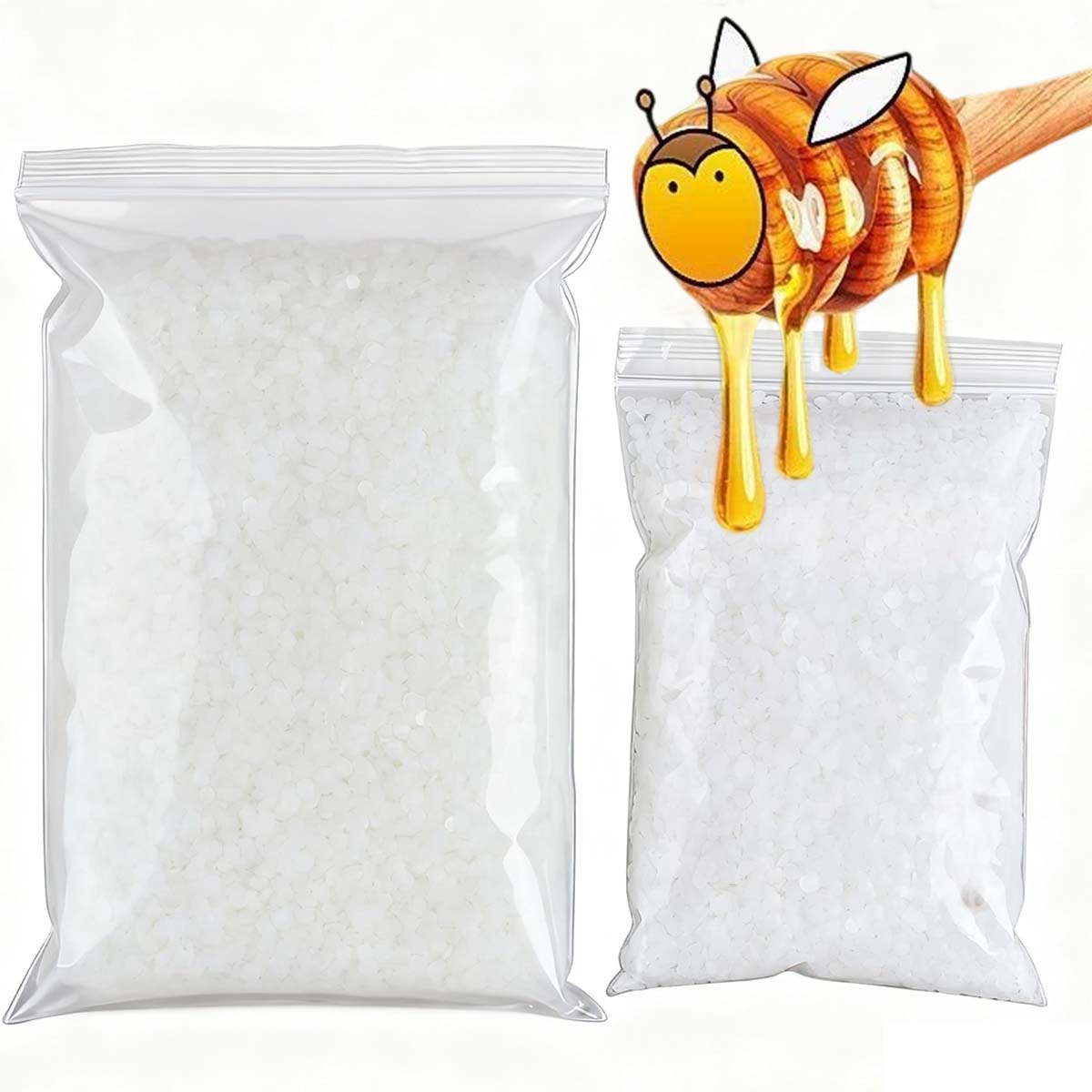 Candle Making Supplies Usa - 200g-1000g 백색 밀랍 순수 천연 과립형