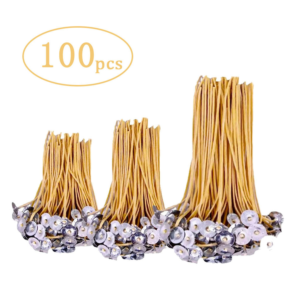 Candle Supplies Beeswax - 100Pcs 밀랍 양초 심지 9-20cm 100%