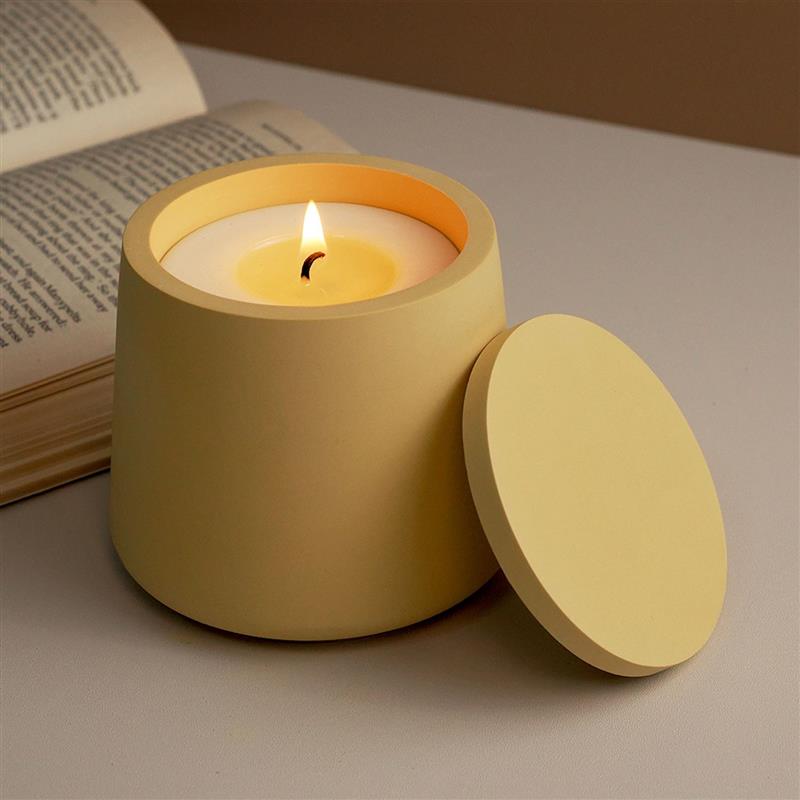 시멘트 석고 컵 향기 나는 양초 실리콘 몰드, DIY  - Candle Making Supplies Jars 리뷰 및 가격