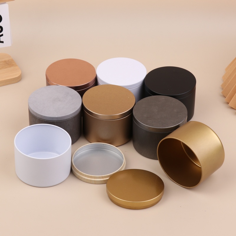 8온스 양초 틴캔 양초 용기 양초 병 뚜껑 포함 도매  - Candle Making Supplies Jars 리뷰 및 가격