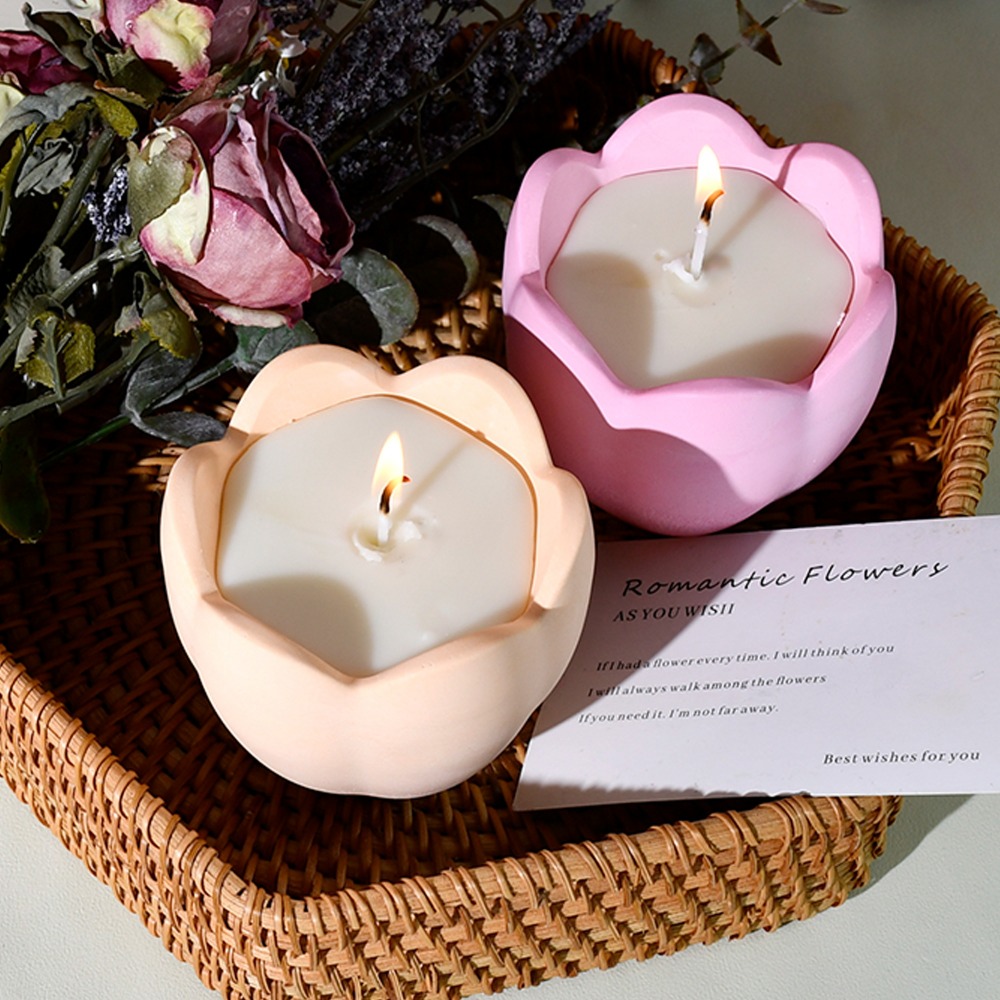 튤립 양초 거치대 실리콘 몰드, 꽃 송진 비누 상자 만 - Candle Quotes 리뷰 및 가격