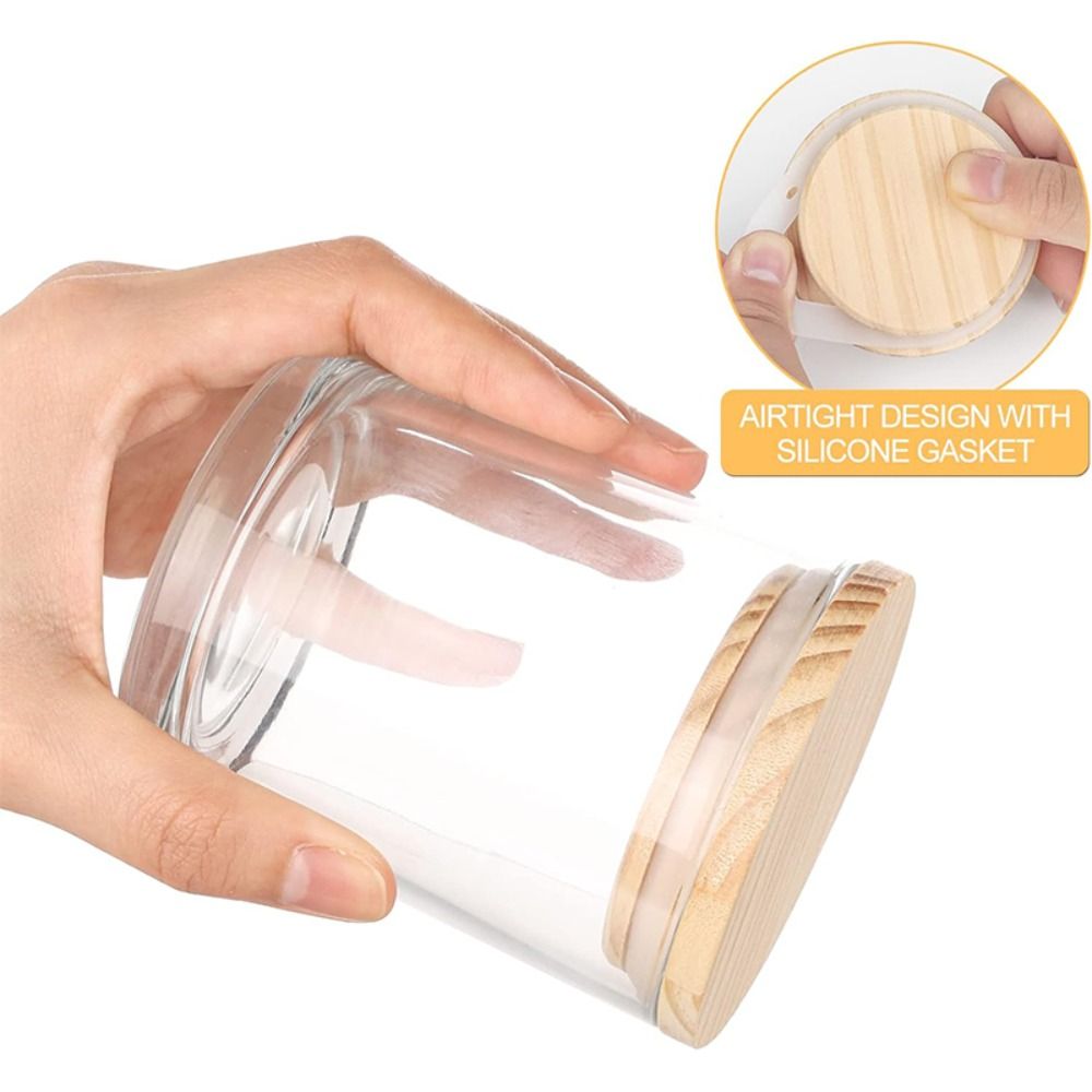 투명 유리 캔들 항아리, 투명 작은 유리 아로마 테라피 - Candle Making Supplies Jars 리뷰 및 가격