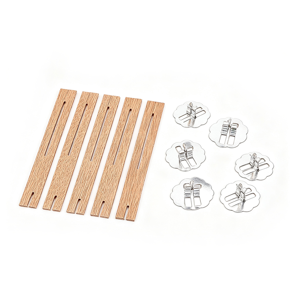 5pcs 천연 슬롯형 나무 양초 심지 금속 베이스 서스 - Candle Supplies Beeswax 리뷰 및 가격