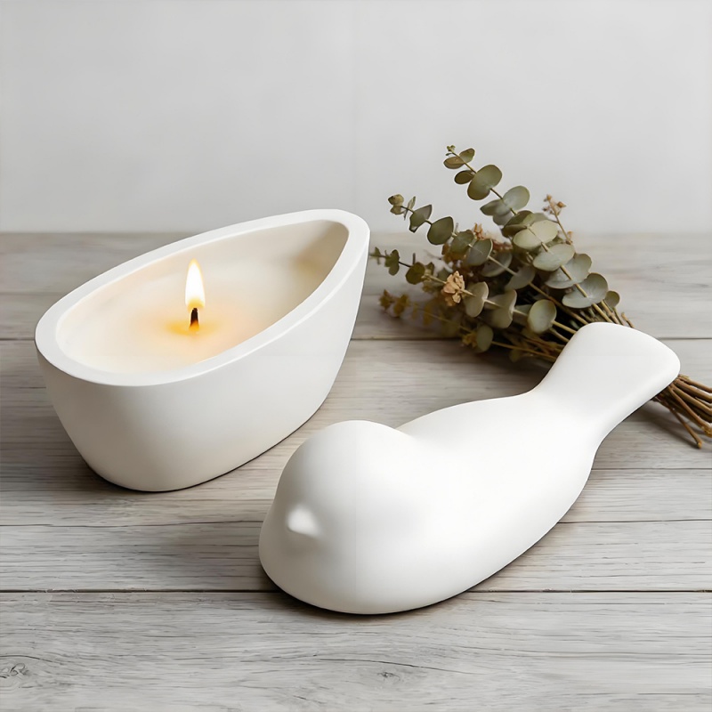 창의적인 새 모양 양초 용기 실리콘 몰드 DIY 공예  - Candle Vessel Supplies 리뷰 및 가격