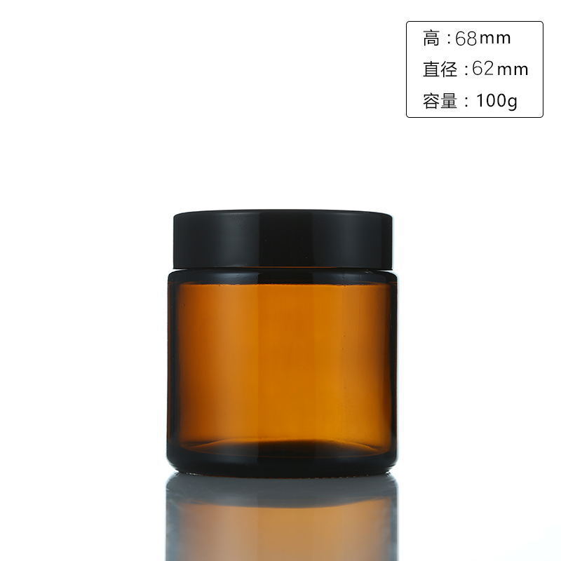 6pc 100/250ml 앰버 유리 캔들 항아리 DIY - Candle Making Supplies Jars 리뷰 및 가격