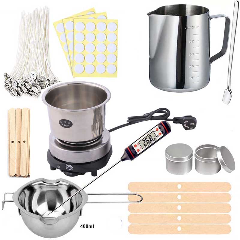 양초 만들기 용품 키트 DIY 양초 왁스 녹는 도구 수 - Candle Making Supplies Jars 리뷰 및 가격