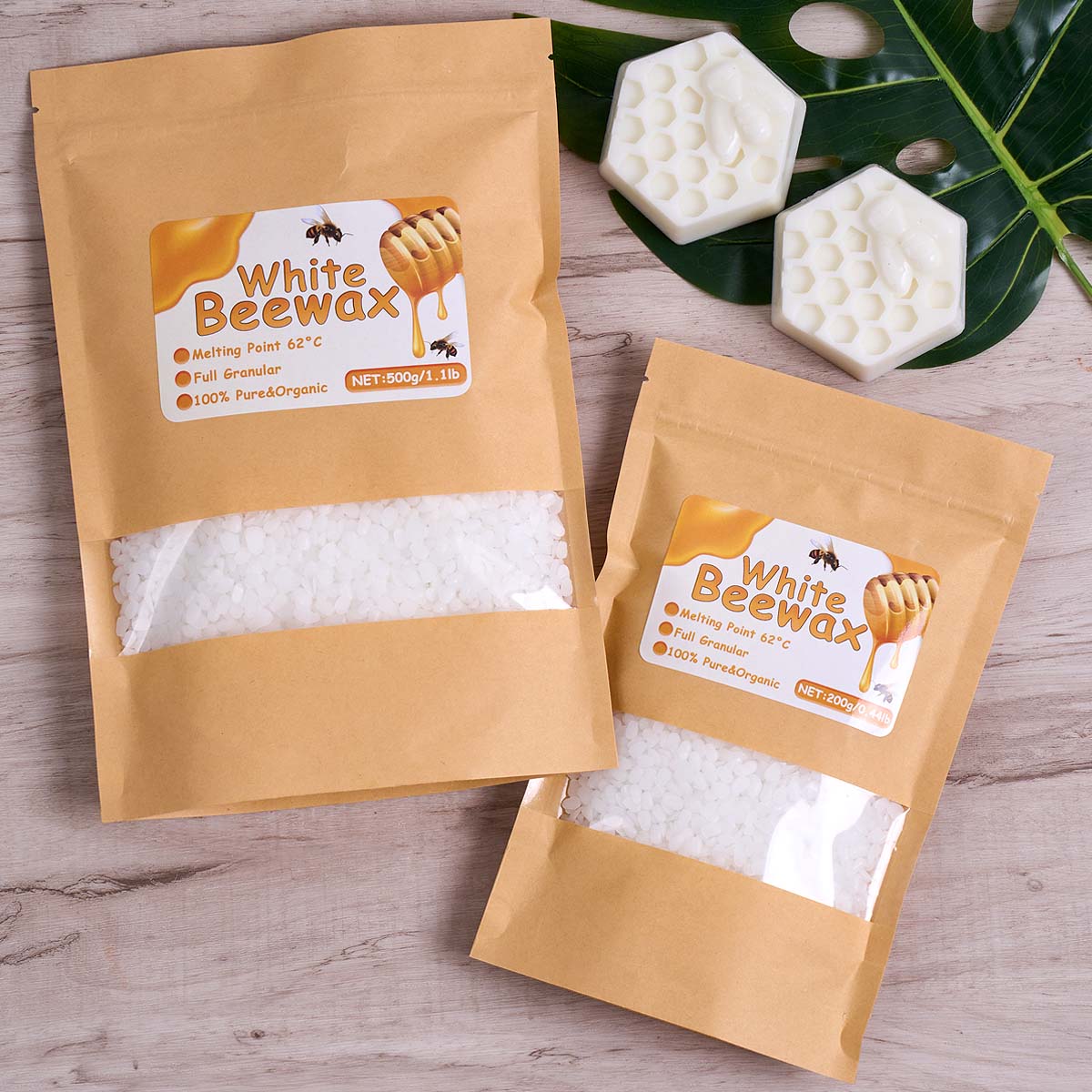 1000g 흰색 밀랍 DIY 양초 만들기 Meteria - Candle Supplies Beeswax 리뷰 및 가격
