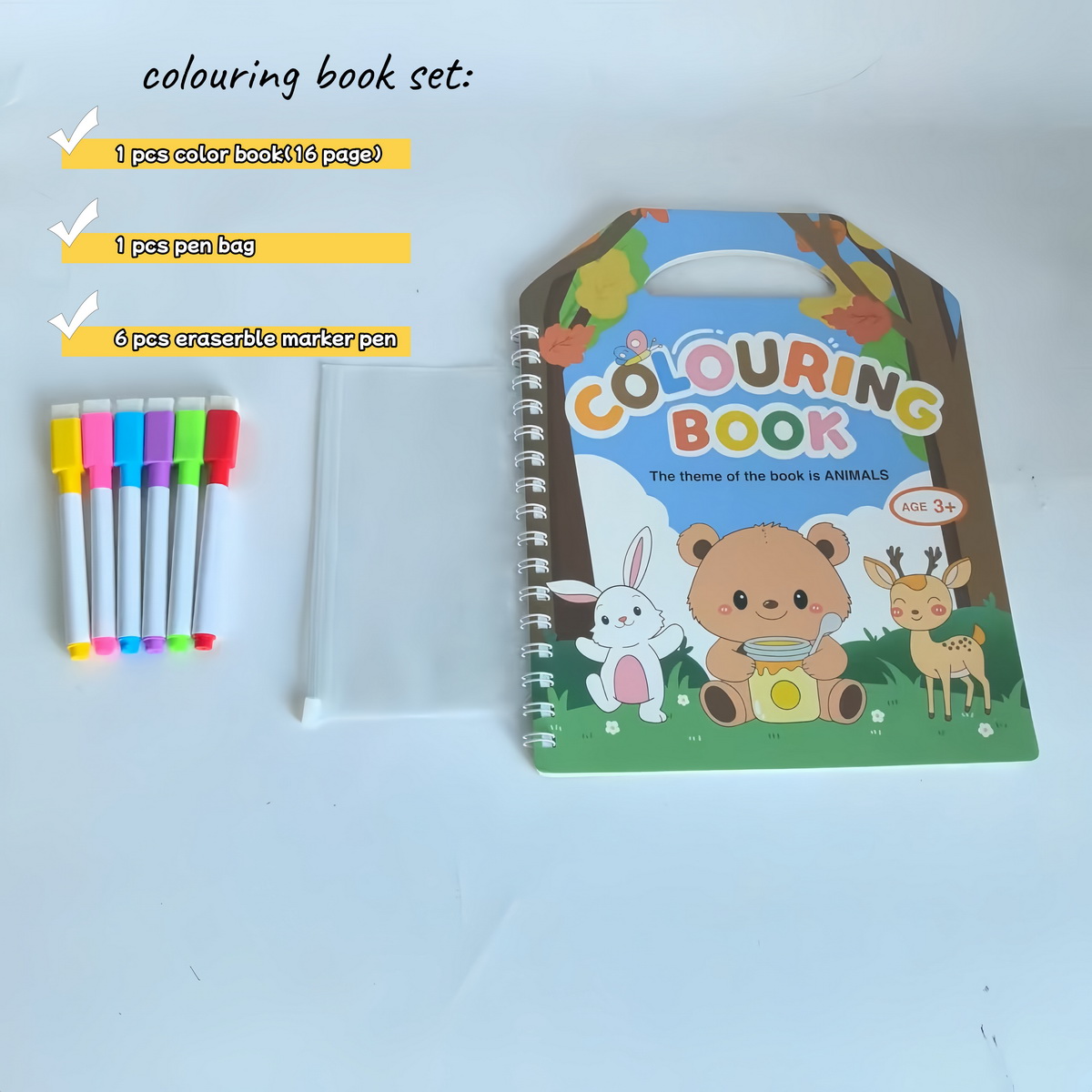 1 세트 16 페이지 컬러 북 1Pcs 펜 가방 6Pc - Copic Marker Sketch 리뷰 및 가격