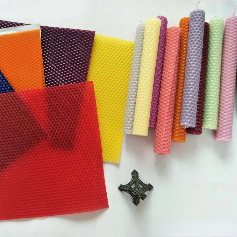 2pcs 20*20cm 색상 밀랍 조각 DIY 공예 왁 - Candle Supplies Beeswax 리뷰 및 가격