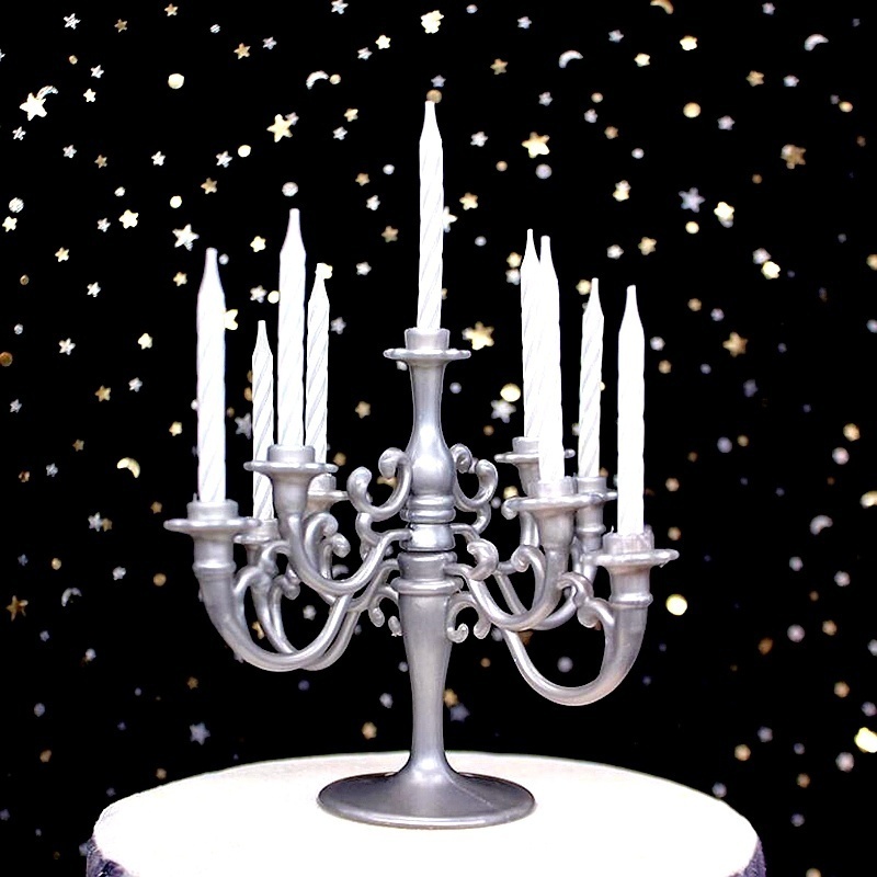 2026 9개/세트 양초와 캔들스틱 브래킷 케이크 토퍼 - Candle Quotes 리뷰 및 가격