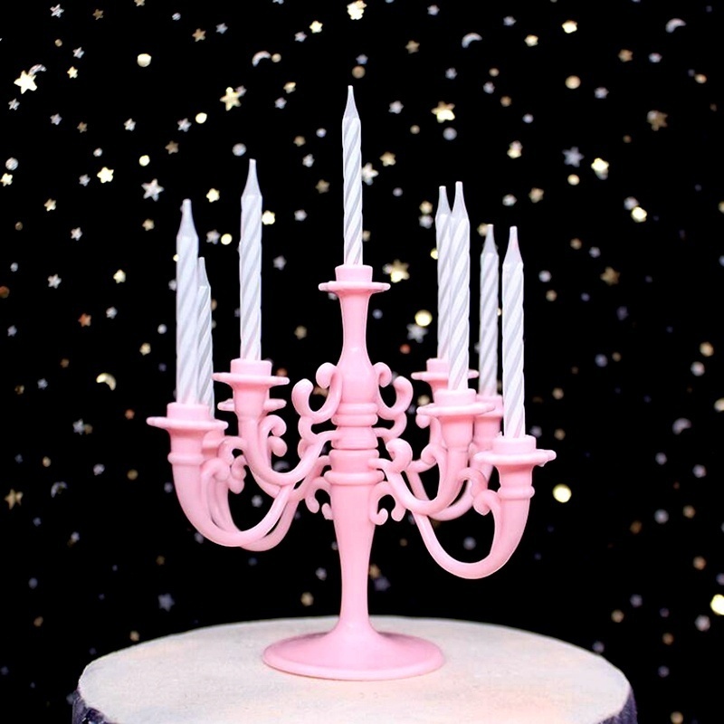 2026 9개/세트 양초와 캔들스틱 브래킷 케이크 토퍼 - Candle Quotes 리뷰 및 가격