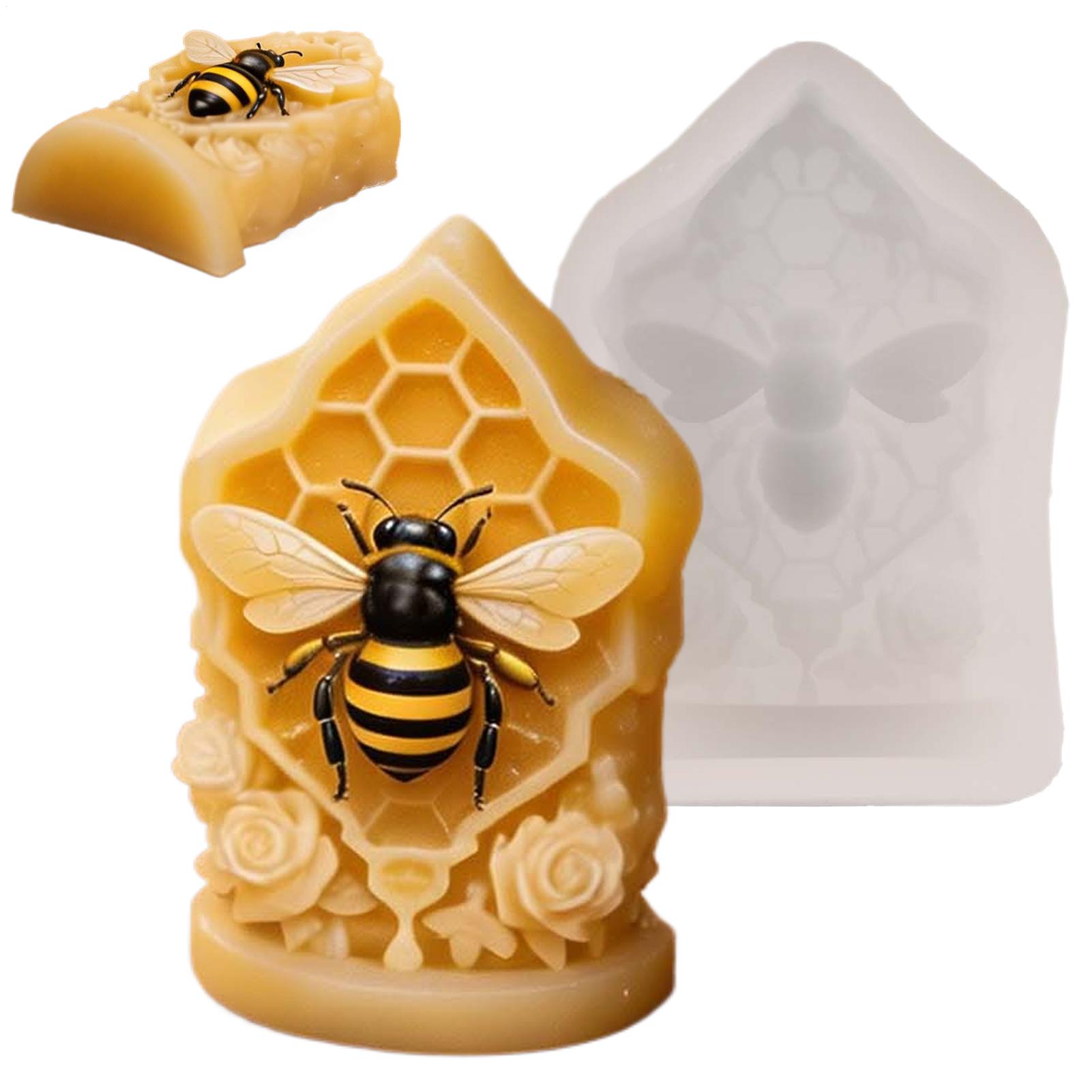 허니콤 실리콘 몰드 3D 꿀벌집 모양 밀랍 몰드 간편  - Candle Supplies Beeswax 리뷰 및 가격