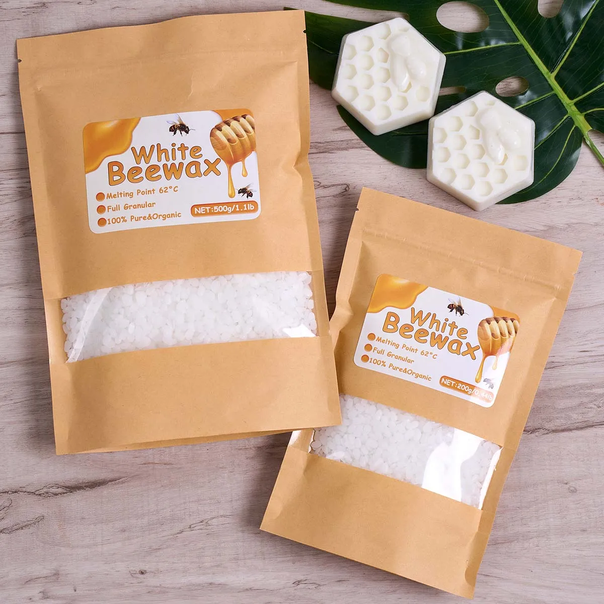 500g 백색 밀랍 DIY 양초 제작 재료 순수 천연  - Candle Supplies Beeswax 리뷰 및 가격