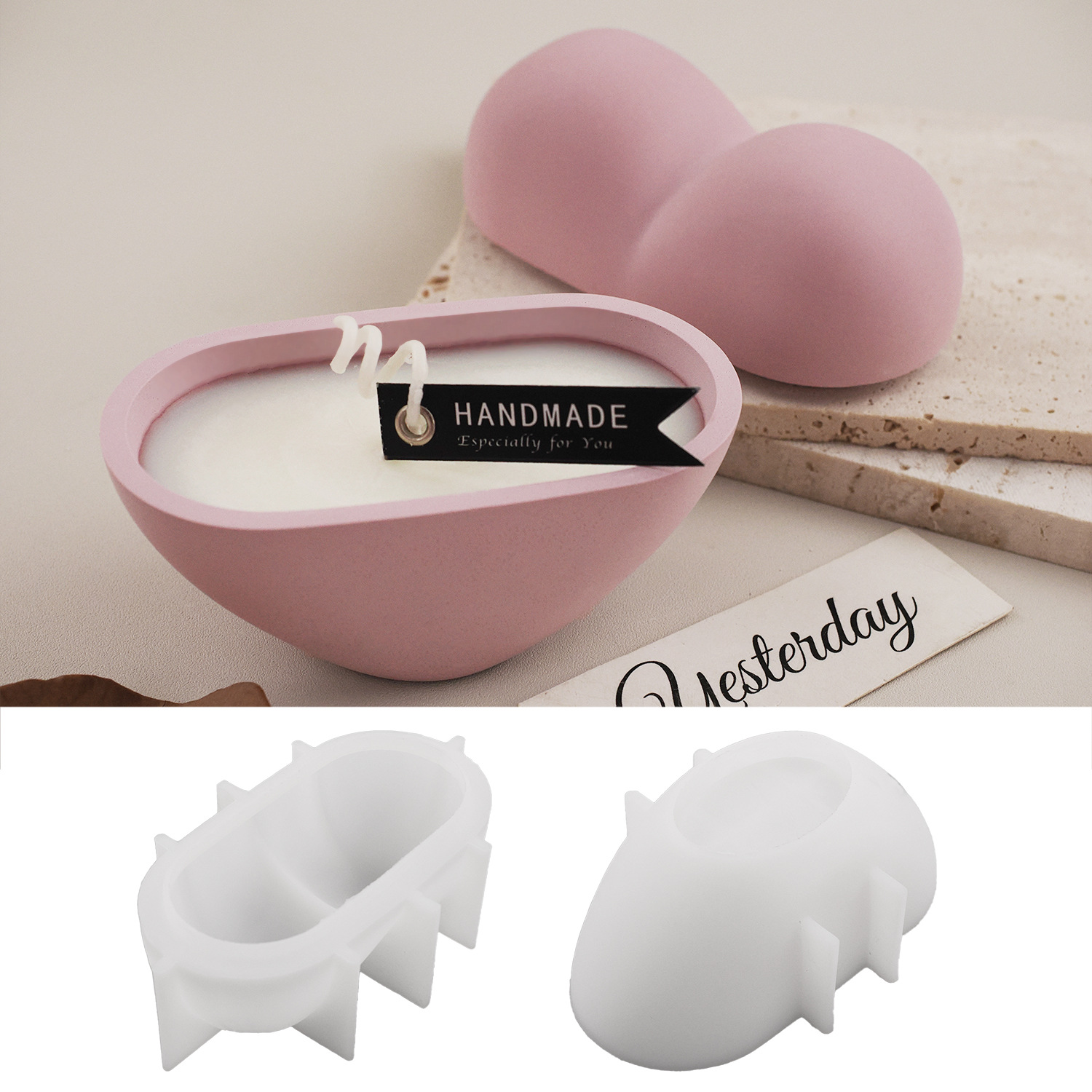 DIY 하트 모양 캔들 항아리 실리콘 몰드 발렌타인 데 - Candle Vessel Supplies 리뷰 및 가격