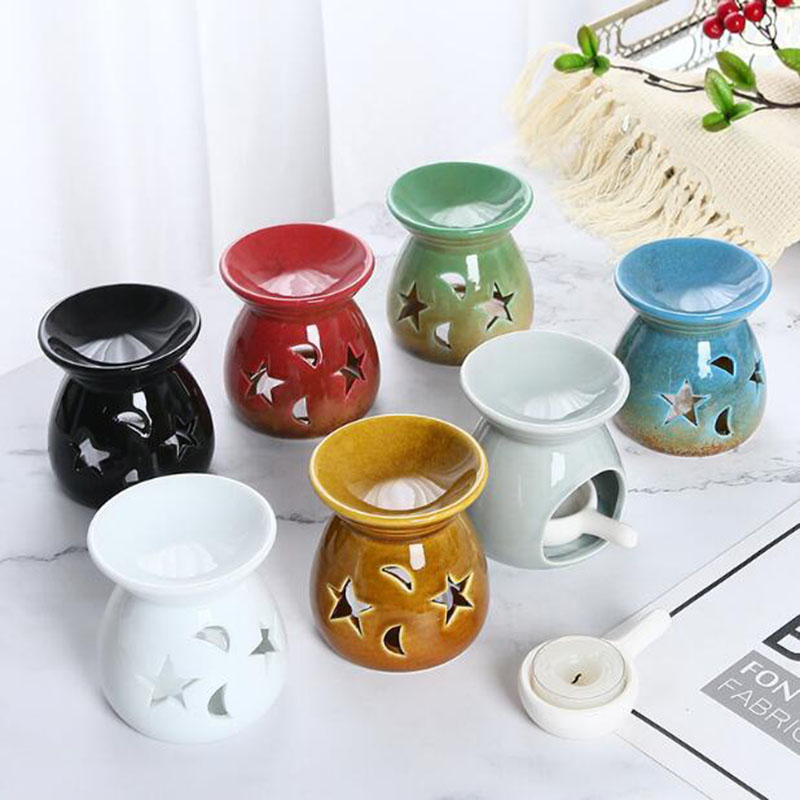 가마 변신 도자기 할로우 스타 문 아로마 버너 에센셜  - Candle Fragrance Supplies 리뷰 및 가격