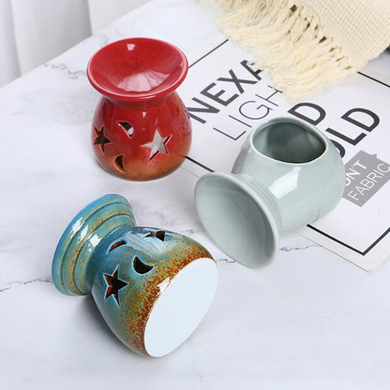 가마 변신 도자기 할로우 스타 문 아로마 버너 에센셜  - Candle Fragrance Supplies 리뷰 및 가격