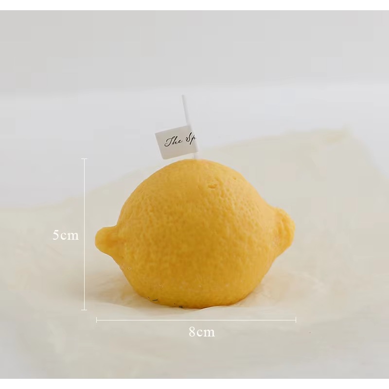 맞춤형 홈 데코 레몬 캔들 사진 촬영 소품 휴일 용품  - Candle Supplies In 리뷰 및 가격