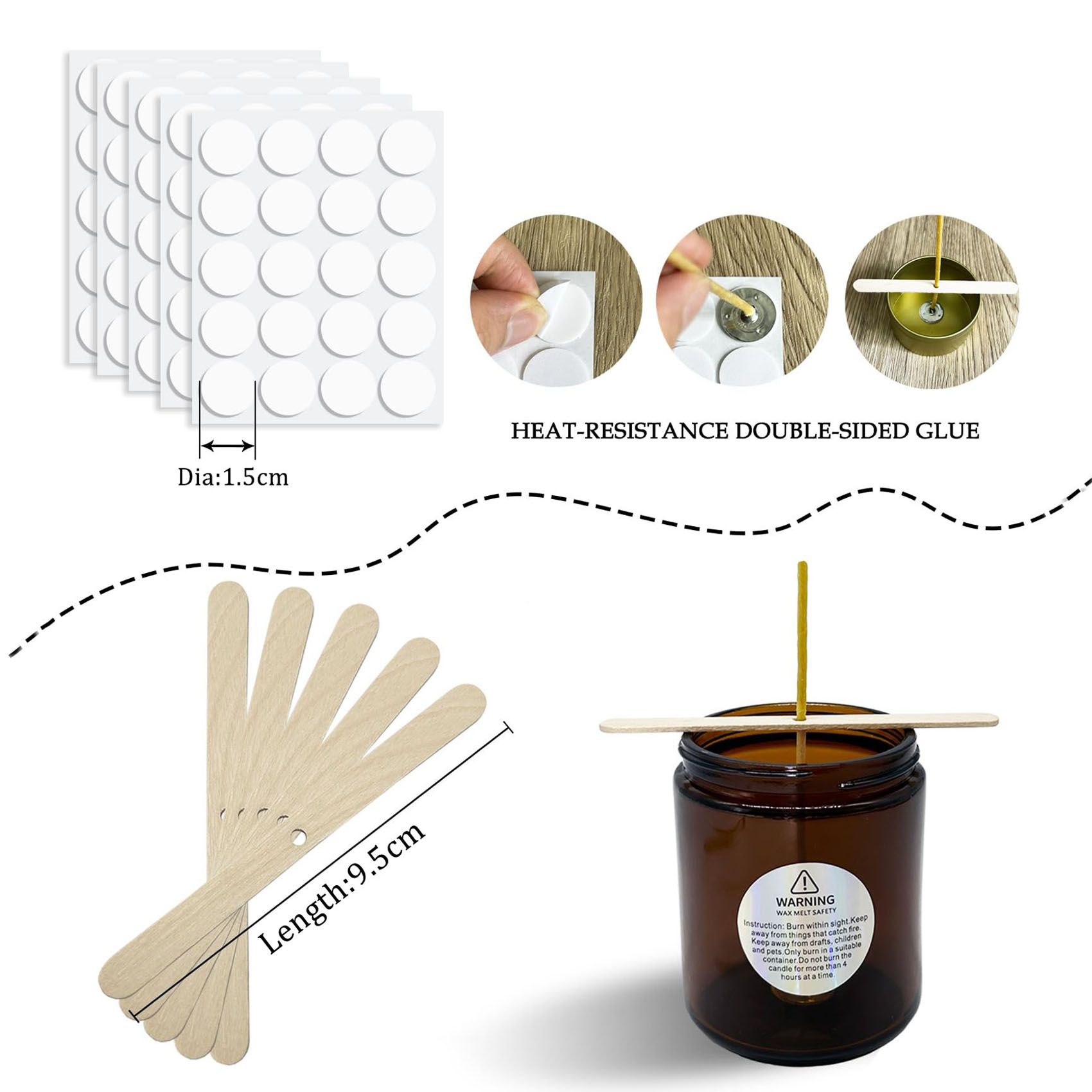 100Pcs 밀랍 양초 심지 9-20cm 100% 천연 - Candle Supplies Beeswax 리뷰 및 가격
