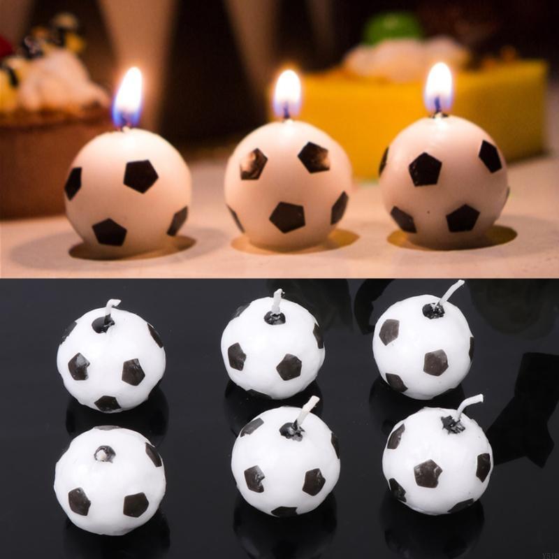 Y51B 6PCS/Set Soccer Ball Foot - Candle Quotes 리뷰 및 가격