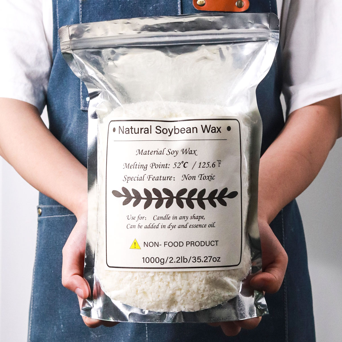 1KG 천연 간장 왁스 세분화 된 향기로운 양초 재료  - Candle Making Supplies Usa 리뷰 및 가격